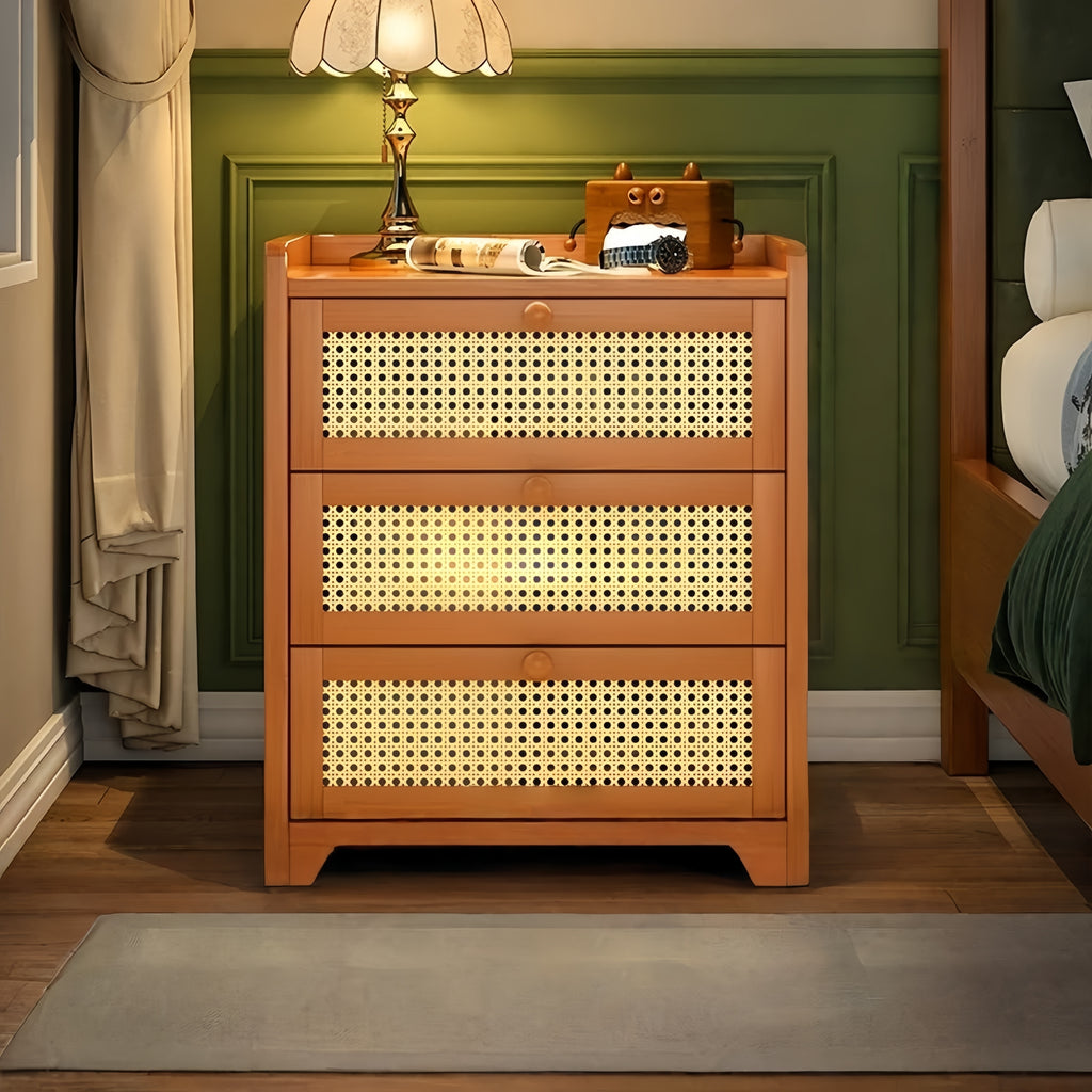 Multi-Layer Bedside Cabinet – Modern Minimalist Storage & Display Shelf