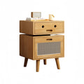 Solid Wood Robot Nightstand - Minimalist