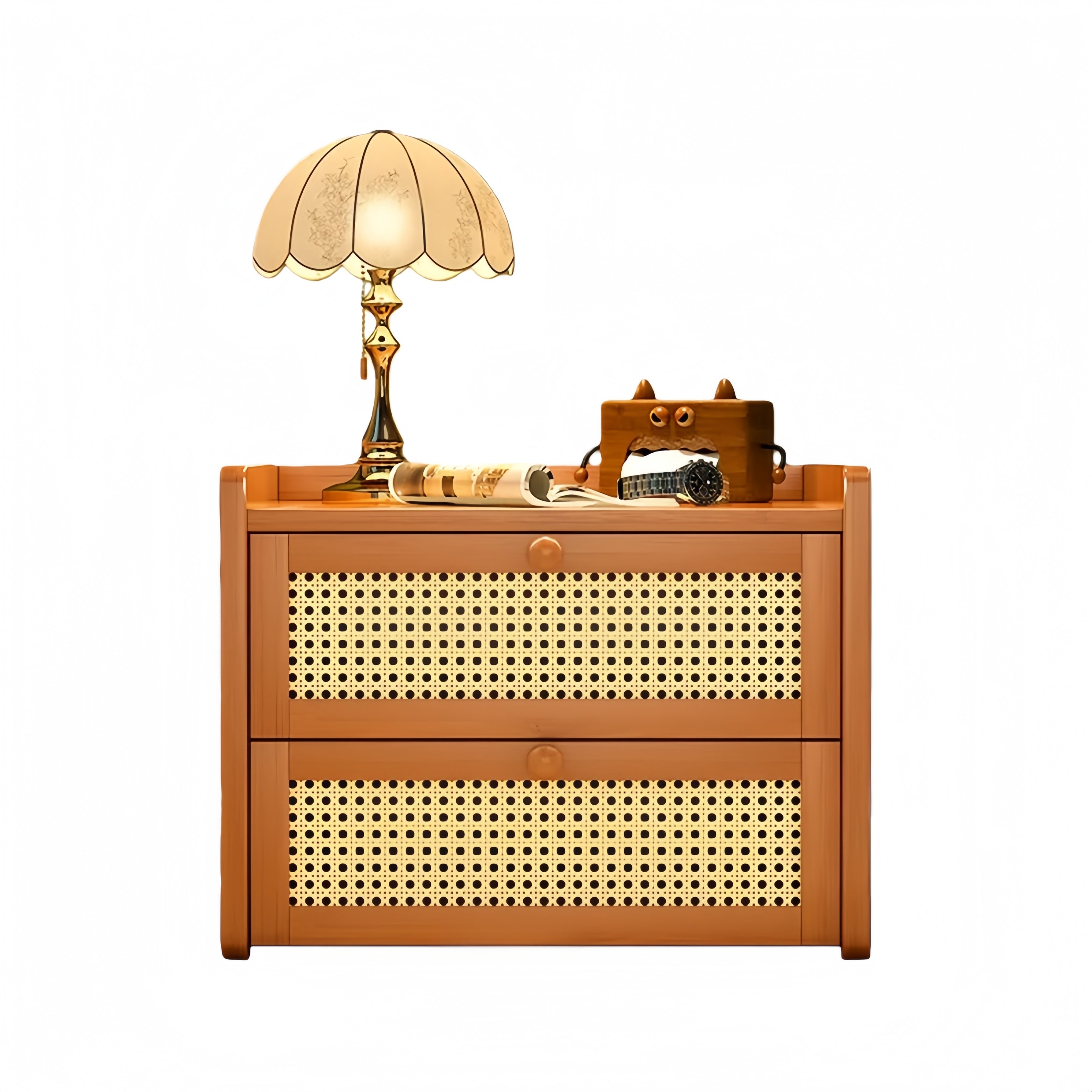 Multi-Layer Bedside Cabinet – Modern Minimalist Storage & Display Shelf