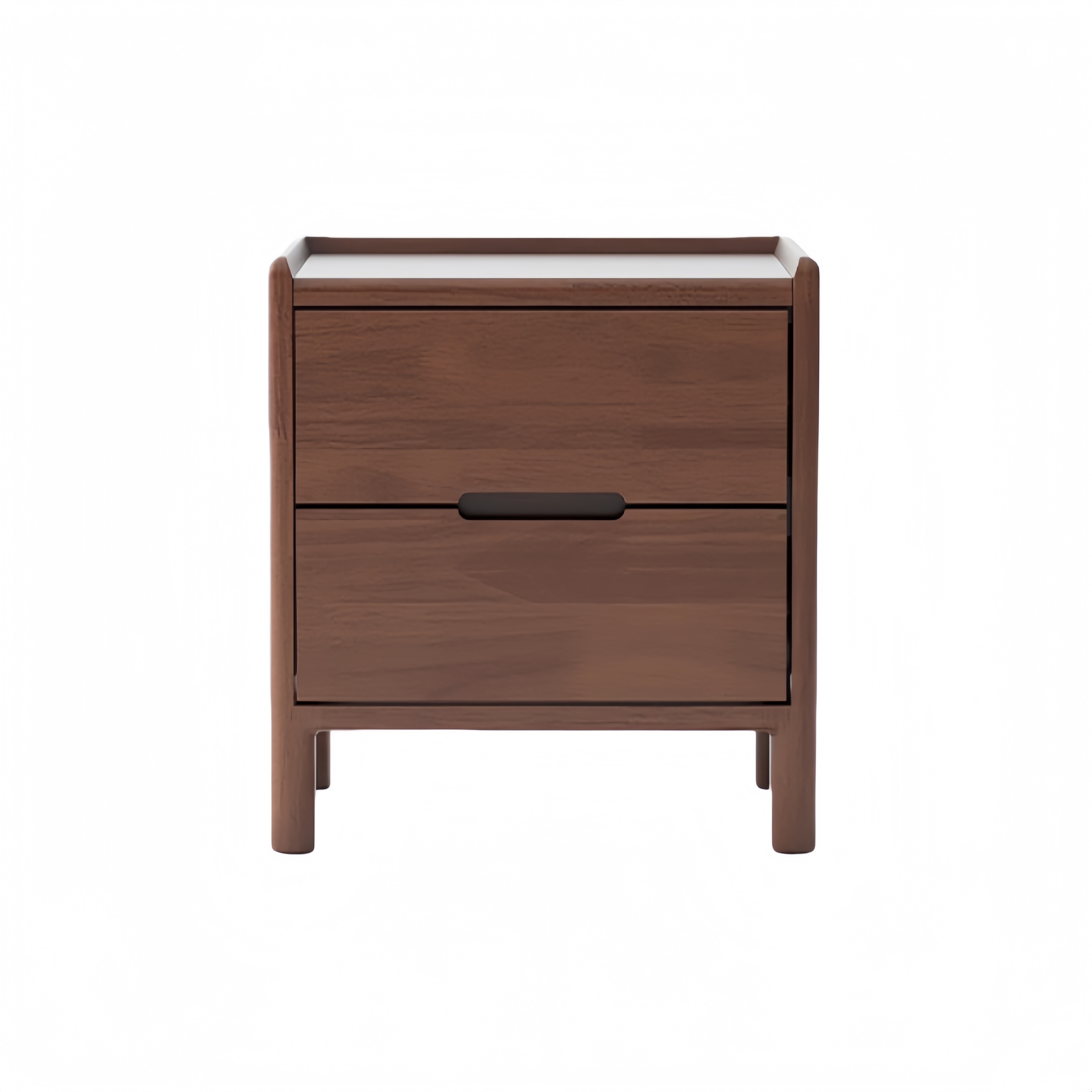 Solid Wood Nightstand – Oak Bedside Storage Cabinet
